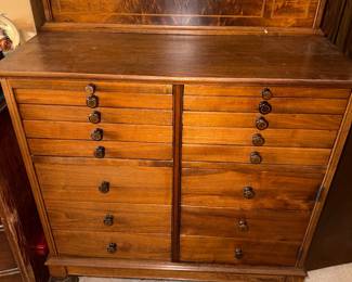 V. Mueller antique medical cabinets $695
