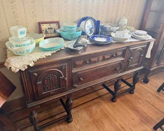Antique Jacobean Sideboard