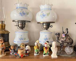 Porcelain Lamps, Figurines