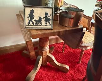 Cross Stitch , Oak Drop Table