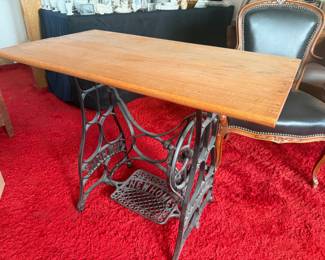 Cast Iron treadle sewing machine table