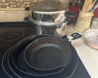 Cast iron skillets