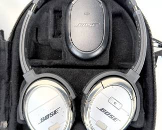 Bose QuietComfort QC3 & QC2 Noise Cancelling Headphones Lot of 2 with Cases