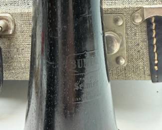 Vintage Bundy Selmer Grenadilla Wood Clarinet with Case, Serial 42788