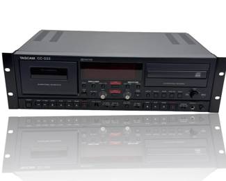 Tascam CC-222 Professional CD Recorder & Cassette Tape Deck with Manual