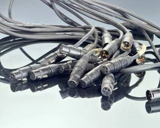 10pc Neutrik XLR Patch Cable Lot - Professional Audio Microphone Cables USA