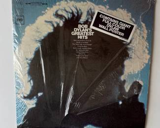 Bob Dylan's Greatest Hits Vinyl LP KCS 9463 Columbia 360 Stereo Glaser Poster