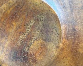 Jack Straka Signed Hawaiian Koa Wood Turned Art Bowl - 9 Inch