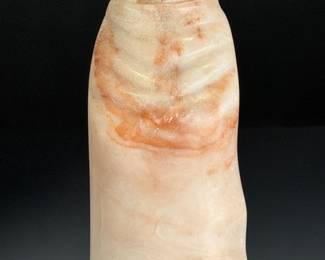 Sherman Chaddlesone Kiowa Alabaster Sculpture Native American Art Statue 1988