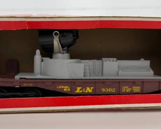 Lionel 6-9302 L&N Searchlight Car O Gauge Operating Work Train with Box