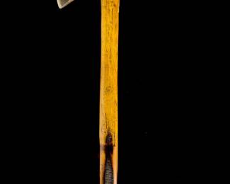 Vintage Hand-Forged 20" Forest Axe Hatchet - Textured Grip Wood Handle