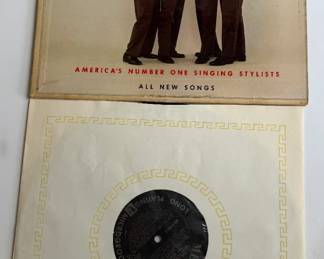 The Diamonds Meet Pete Rugolo LP Mercury MG-20368 Vinyl Record 1958 Jazz Vocal