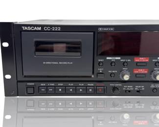 Tascam CC-222 Professional CD Recorder & Cassette Tape Deck with Manual