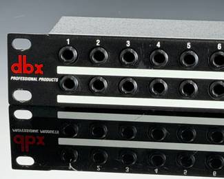 dbx PB-48 48-Point TRS 1/4-Inch Balanced Rackmount Studio Patch Bay