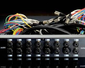 Seismic Audio SARMSS-16X515 16-Channel XLR TRS Rack Mount Snake Cable 15ft