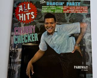Chubby Checker All The Hits For Your Dancin Party 1962 Parkway Vinyl LP P-7014