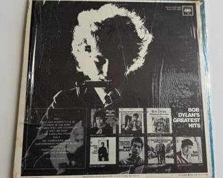 Bob Dylan's Greatest Hits Vinyl LP KCS 9463 Columbia 360 Stereo Glaser Poster