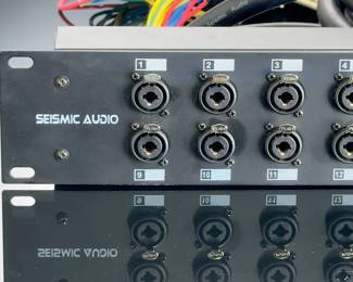 Seismic Audio SARMSS-16X515 16-Channel XLR TRS Rack Mount Snake Cable 15ft