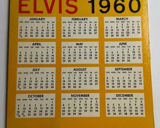 Elvis Presley A Date With Elvis LP 1959 LPM-2011 Gatefold 1960 Calendar Vinyl
