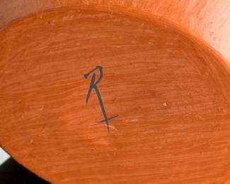 Hopi Sunface Pottery Pot by Renee Archambeau - Signed "RA"