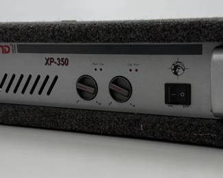 Gem Sound XP-350 Professional Power Amplifier in Carpeted Road Case