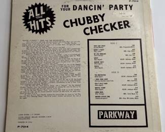 Chubby Checker All The Hits For Your Dancin Party 1962 Parkway Vinyl LP P-7014