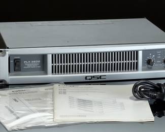 QSC PLX 3602 Professional Power Amplifier | 3600W 2-Channel Rack Amp