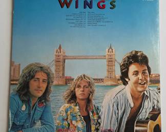 Wings London Town Vinyl LP German Pressing Nick Webb Master Poster Complete