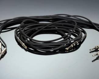 Lot of 6 Pro Co 1/4" Phono Patch Cables - (1) 10ft & (5) 3ft Instrument Audio