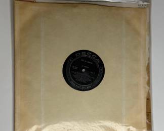 Al Hibbler Signed Postcard Decca Vinyl LP Hits By Hibbler DL 8757 Autograph