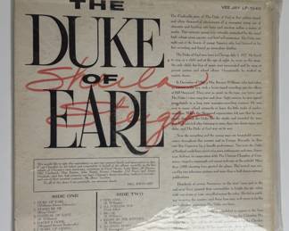 Gene Chandler Duke of Earl LP Vinyl Record Vee Jay VJLP 1040 Mono 1962 Pressing