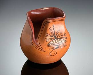 Hopi Pottery Jar by Delaine Dee Tootsie Chee - Signed Native American Art