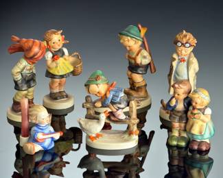 Vintage Goebel Hummel Figurines Lot of 7 | TMK-3 & TMK-4 West Germany