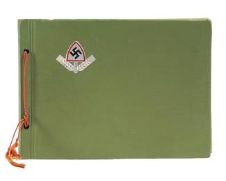 WWII German RAD Officer Photo Album Oberfeldmeister Steinkopf 143 Photographs