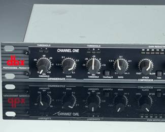DBX 266XL Dual Compressor Gate Rack Mount Unit with Manual & Power Cord