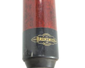 Vintage Brunswick Heritage 2-Piece Billiard Pool Cue Stick 20oz Hard Maple