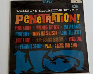 The Pyramids Play Penetration LP Vinyl Record Best Records LPM-1001 Mono Surf