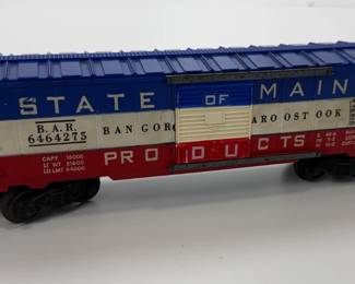 Lionel Postwar 6464-275 Bangor & Aroostook State of Maine Boxcar & Paper