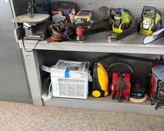 Air conditioner, vacuum, chainsaws, grinder, power tools