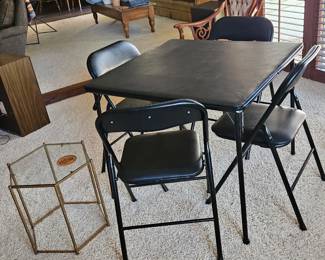 NEW card table chairs