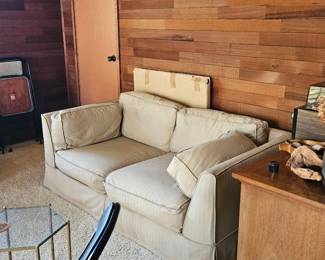 love seat with covers