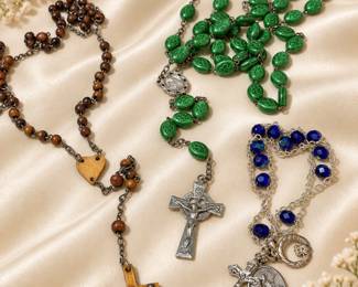 Vintage St. Patrick Catholic Rosary 