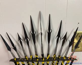 Rwanda Tutsi Intagara Spears Display