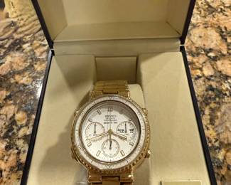 GoldTone Seiko Quartz Watch