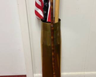 British Military Swagger Stick with "Who Dares Win" Insignia