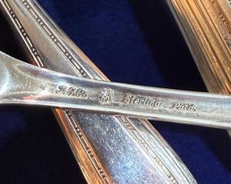 J.S. Co. Sterling Silver Flatware Set