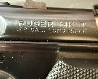 RUGER MKIII .22LR Pistol