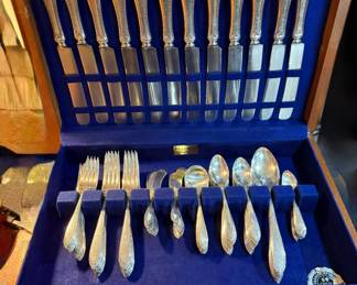 J.S. Co. Sterling Silver Flatware Set