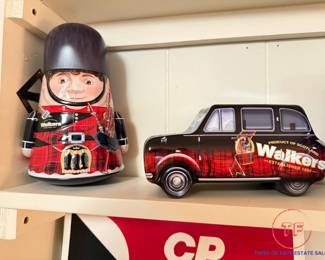 Vintage Walkers Tins