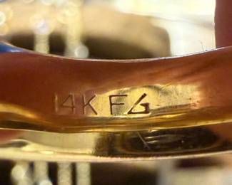 14kt Gold FG Band